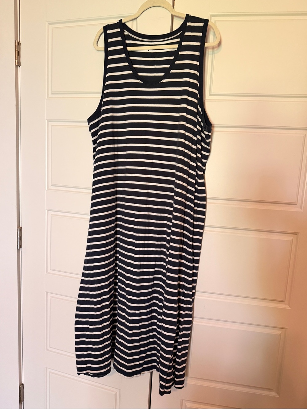 Women's Monterey Stripe Softspun Tank Midi Dress XXL - Picture 5 of 12
